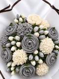 Slate & Ivory Bouquet